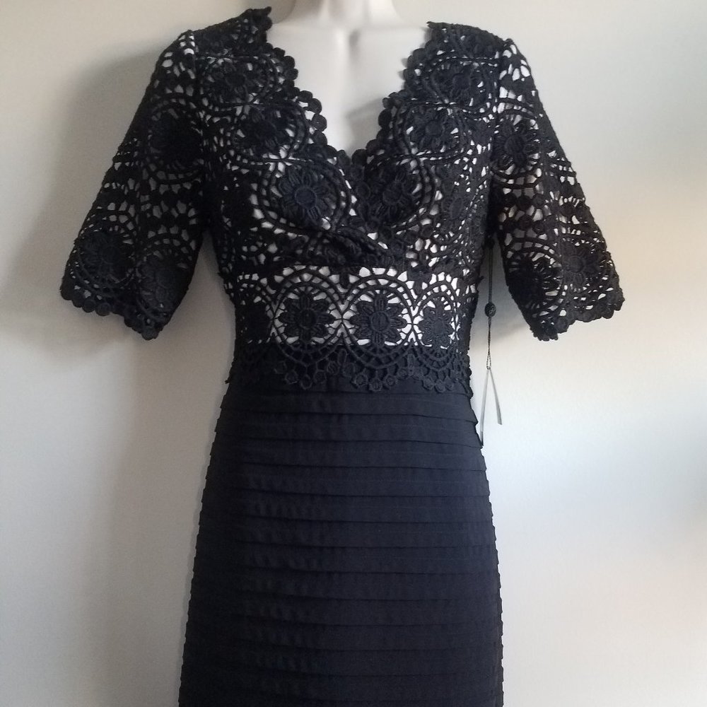 Addriana Papell black dress Sz. 4M